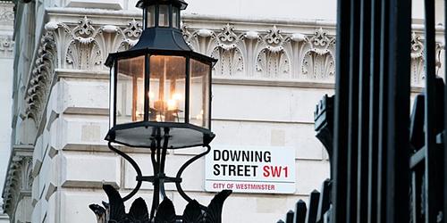 Downing street sign 
